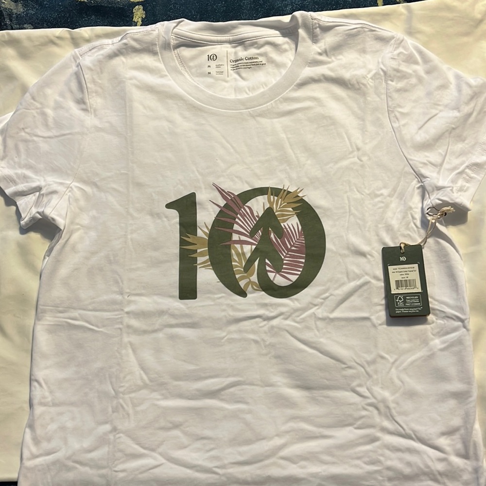 NWT Tentree Womens organic cotton tropical ten